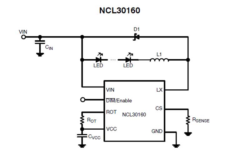 آی سی درایور جریان ثابت ncl30160